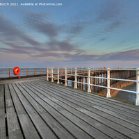 Buy canvas prints of Whitby Pier sunrise by Antony Burch