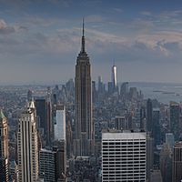 Buy canvas prints of  New York from the "Top of the Rock" by Roberto Bettacchi