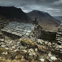 Buy canvas prints of  Warnscale Bothy by Andrew Baldridge