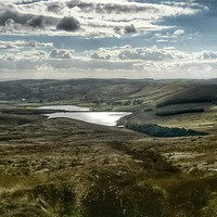 Buy canvas prints of  Fantastic View of Lancashire from the Pennine Way by Jonathan Wragg