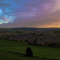 Buy canvas prints of  Sunset Over Cinderhills by Jonathan Wragg