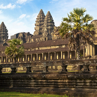 Buy canvas prints of Angkor Wat, Cambodia by Dave Carroll