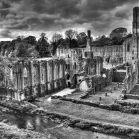 Buy canvas prints of  The Abbey by Dave Carroll