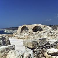 Buy canvas prints of Roman Ruins Cyprus by Dave Carroll
