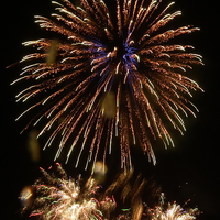 Buy canvas prints of  Fireworks by Rachael Bufton