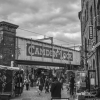 Buy canvas prints of  Camden Town by benny hawes