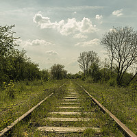 Buy canvas prints of The Old Railway by benny hawes