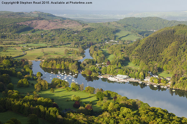 Windermere from Gummers How Picture Board by Stephen Read