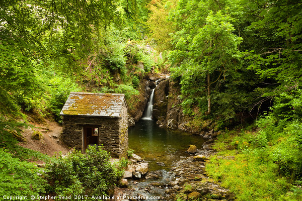 Rydal Falls Picture Board by Stephen Read