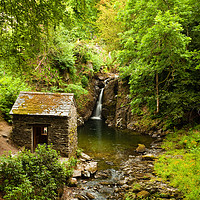 Buy canvas prints of Rydal Falls by Stephen Read