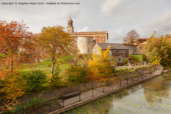 Autumn by the River Foss Picture Board by Stephen Read