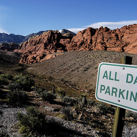 Buy canvas prints of All Day Parking in the Canyon by Jason Kerner