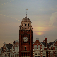 Buy canvas prints of  crouch end clocktower  N8 by Heaven's Gift xxx68