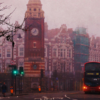 Buy canvas prints of  The Crouch end Clock-tower by Heaven's Gift xxx68