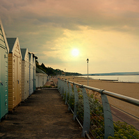 Buy canvas prints of  bournemouth beach huts  by Heaven's Gift xxx68