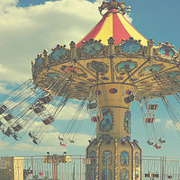 Buy canvas prints of bournemouth fun fair ride  by Heaven's Gift xxx68