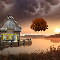 Buy canvas prints of The little cottage  by Heaven's Gift xxx68