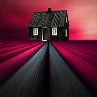 Buy canvas prints of The little black house  by Heaven's Gift xxx68