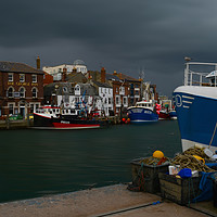 Buy canvas prints of fishing boats  weymouth Old Harbour Dorset Uk  by Heaven's Gift xxx68