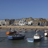 Buy canvas prints of  St Ives Harbour by Robert Sherwood