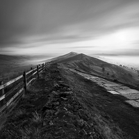 Buy canvas prints of  Mam Tor Mornings by Mat Robinson
