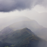 Buy canvas prints of  Catbells Storm by Mat Robinson