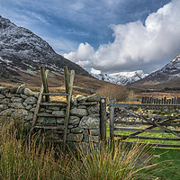 Buy canvas prints of Mountain gate by Jonathon barnett