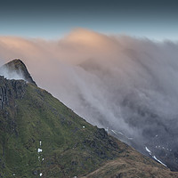 Buy canvas prints of Misty ridge by Jonathon barnett