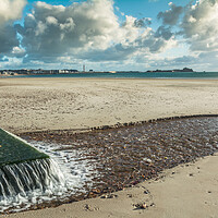 Buy canvas prints of St Helier beach Jersey by Jonathon barnett