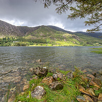 Buy canvas prints of Sunshine and shadows at Buttermere by Jonathon barnett