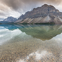 Buy canvas prints of Bow Lake Banff National Park by Jonathon barnett