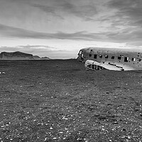 Buy canvas prints of DC plane wreck Iceland by Jonathon barnett