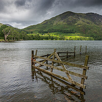 Buy canvas prints of Buttermere reflections by Jonathon barnett