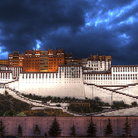 Buy canvas prints of  The Potala Palace by Sharon Cain