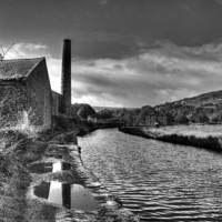 Buy canvas prints of  Pennine Canal by Sharon Cain
