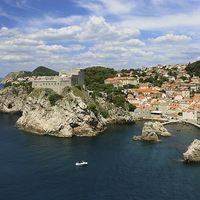 Buy canvas prints of  Dubrovnik, Croatia by Louise Lord