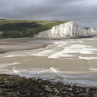 Buy canvas prints of The Seven Sisters  by John Wilcox