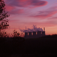 Buy canvas prints of Ferrybridge Power Station at Sunset by Phil Clarkson