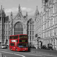 Buy canvas prints of London Bus by Phil Clarkson
