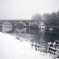Buy canvas prints of Three Arches in the Snow, Fairburn by Phil Clarkson