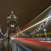 Buy canvas prints of Journey through Tower Bridge by Richard Wilson