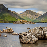 Buy canvas prints of Great Gable by Richard Wilson
