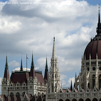 Buy canvas prints of Hungary Parliament by Richard Wareham