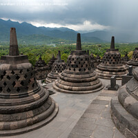 Buy canvas prints of Borobudur by Richard Wareham