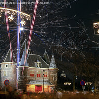 Buy canvas prints of Amsterdam The Netherlands New Year by Richard Wareham