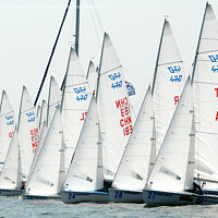 Buy canvas prints of ISAF Sailing World Cup Delta Lloyd Regatta - Medemblik NL by Richard Wareham