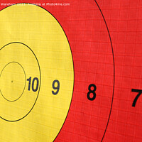 Buy canvas prints of Archery target for recurve by Richard Wareham