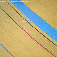 Buy canvas prints of  GV General view track, velodrome. by Richard Wareham