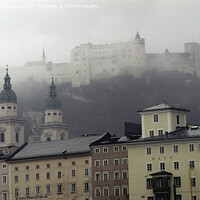 Buy canvas prints of  Festung Hohensalzburg Salzburg by Richard Wareham