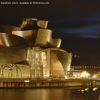 Buy canvas prints of Bilbao Spain  Guggenheim museum  by Richard Wareham